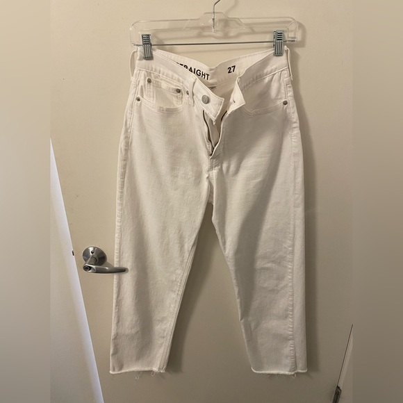 J. Crew Jeans J Crew Classic Straight White Denim Poshmark